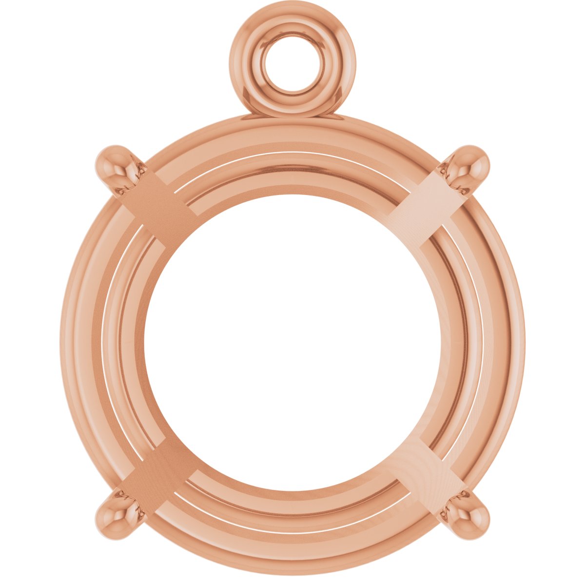 Round 4-Prong Basket Dangle