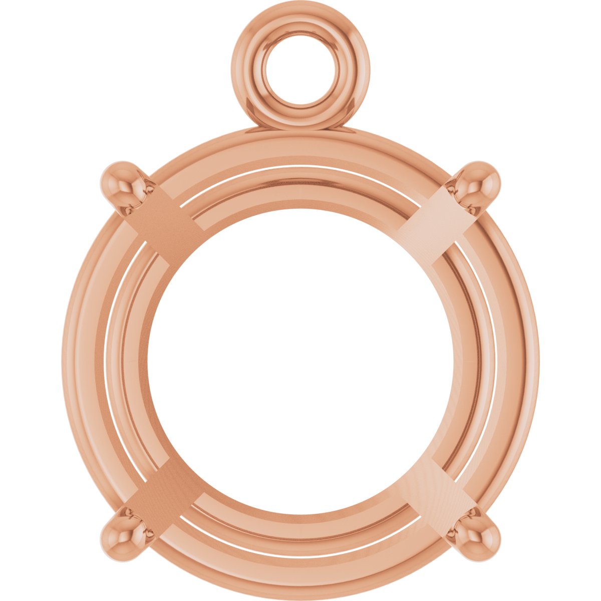 Round 4-Prong Basket Dangle