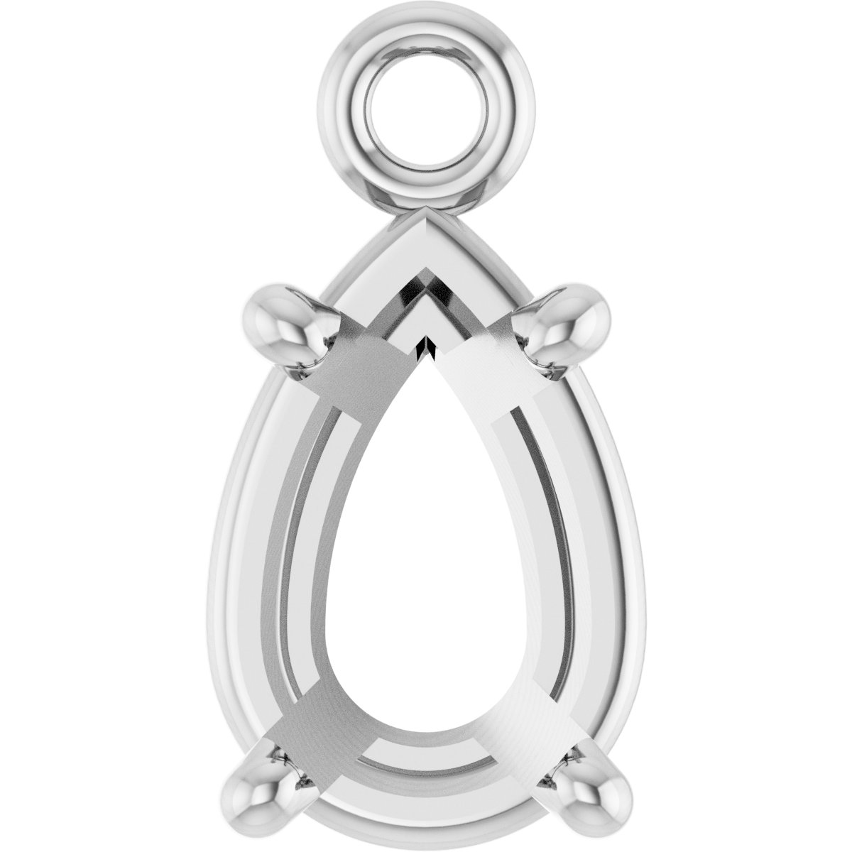 Round 4-Prong Basket Dangle