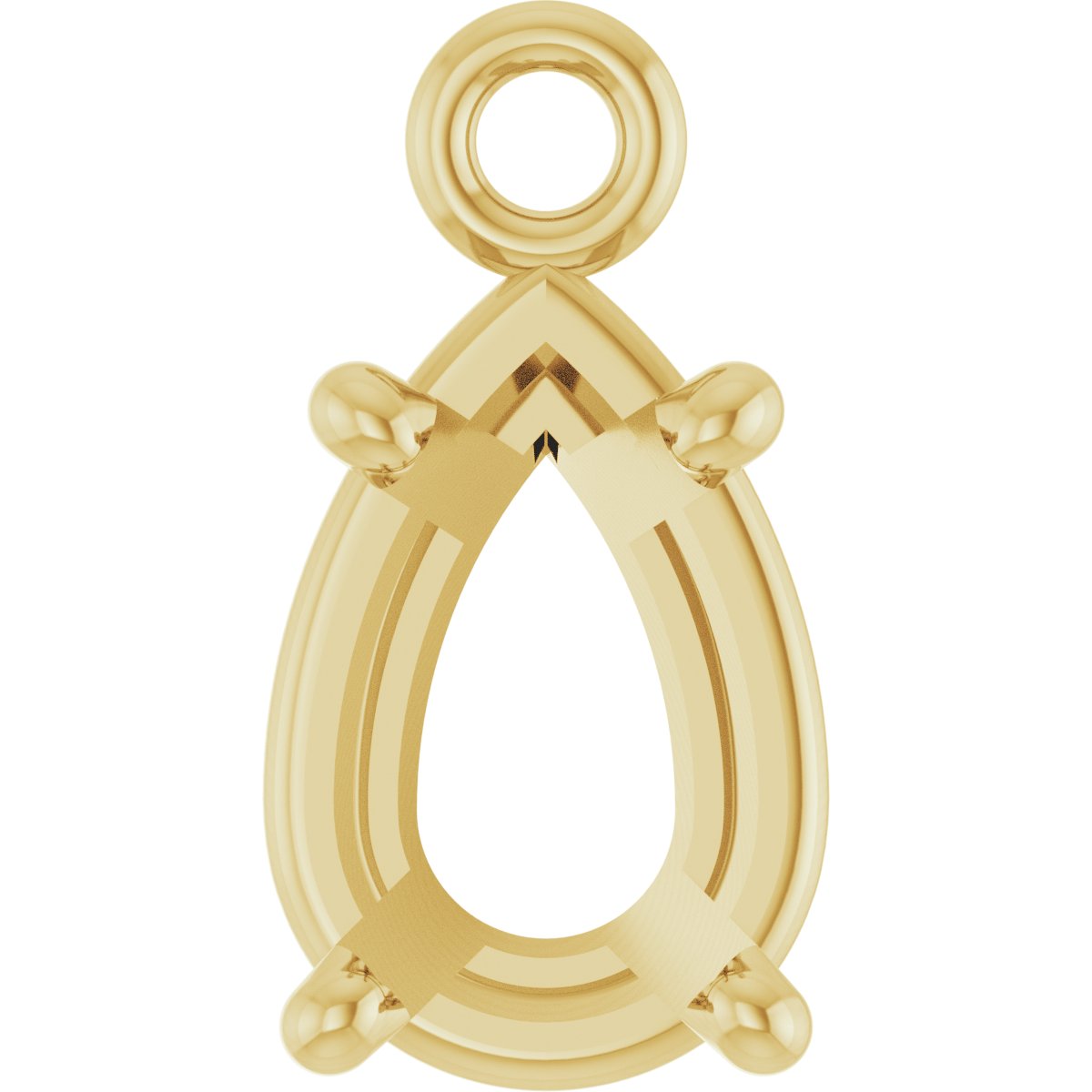 Round 4-Prong Basket Dangle