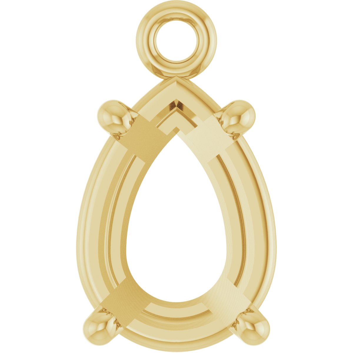 Round 4-Prong Basket Dangle