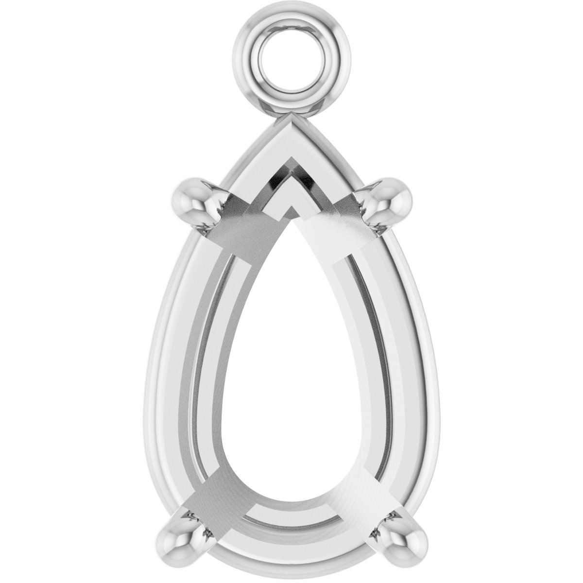 Round 4-Prong Basket Dangle