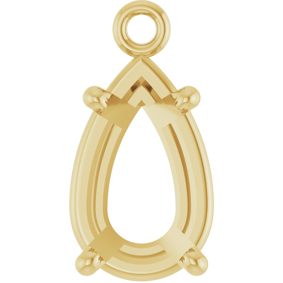 Round 4-Prong Basket Dangle