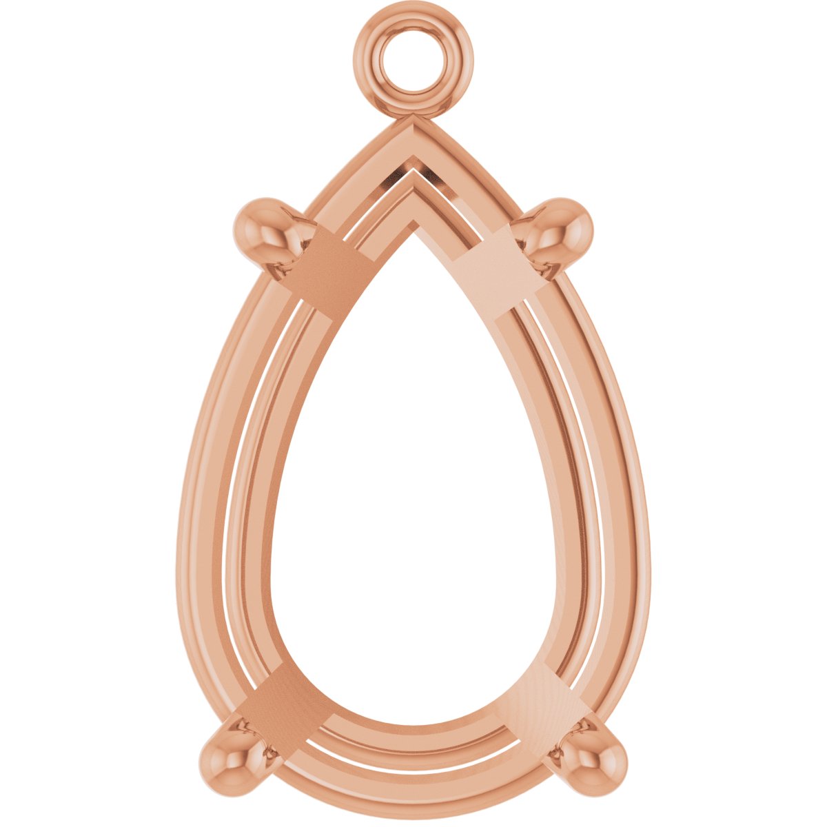 Round 4-Prong Basket Dangle