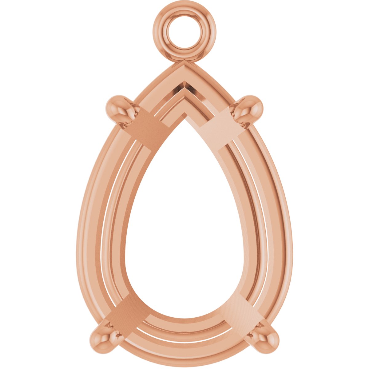 Round 4-Prong Basket Dangle