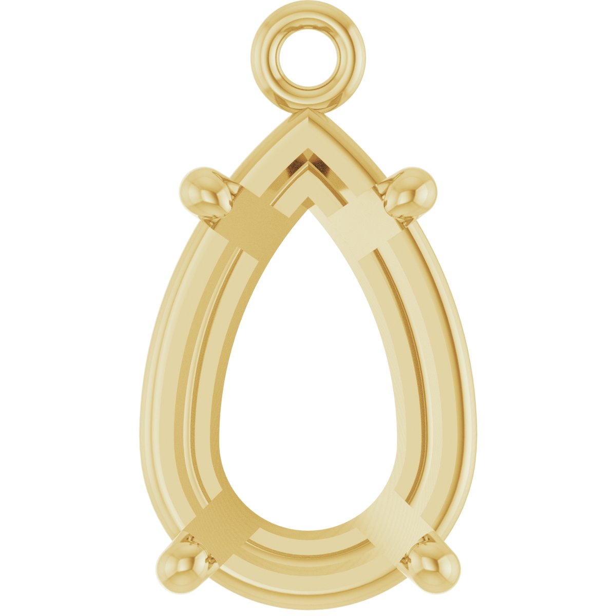 Round 4-Prong Basket Dangle