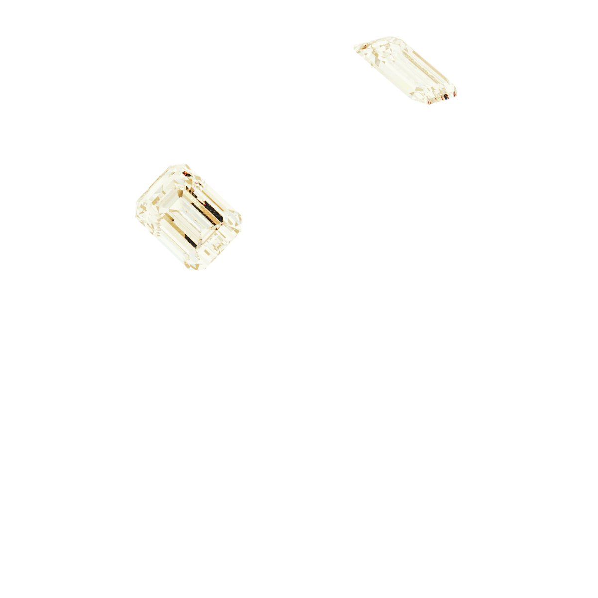Bezel-Set Three-Stone Engagement Ring