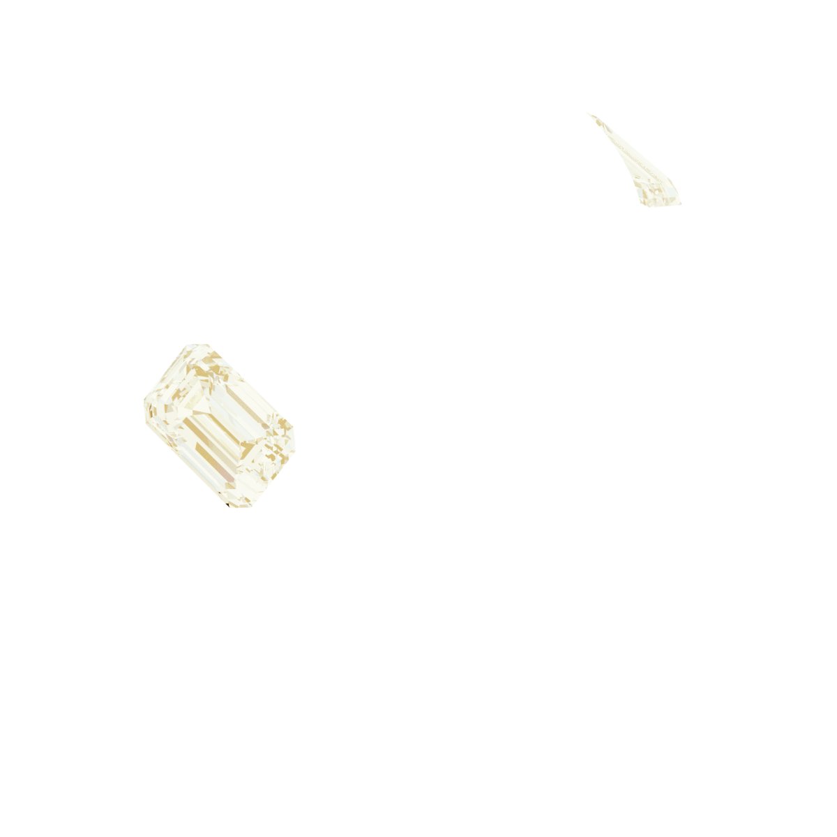 Bezel-Set Three-Stone Engagement Ring