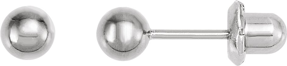 Metal ball hot sale stud earrings