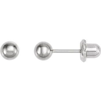 Titanium Ball Piercing Earrings Ref 695375