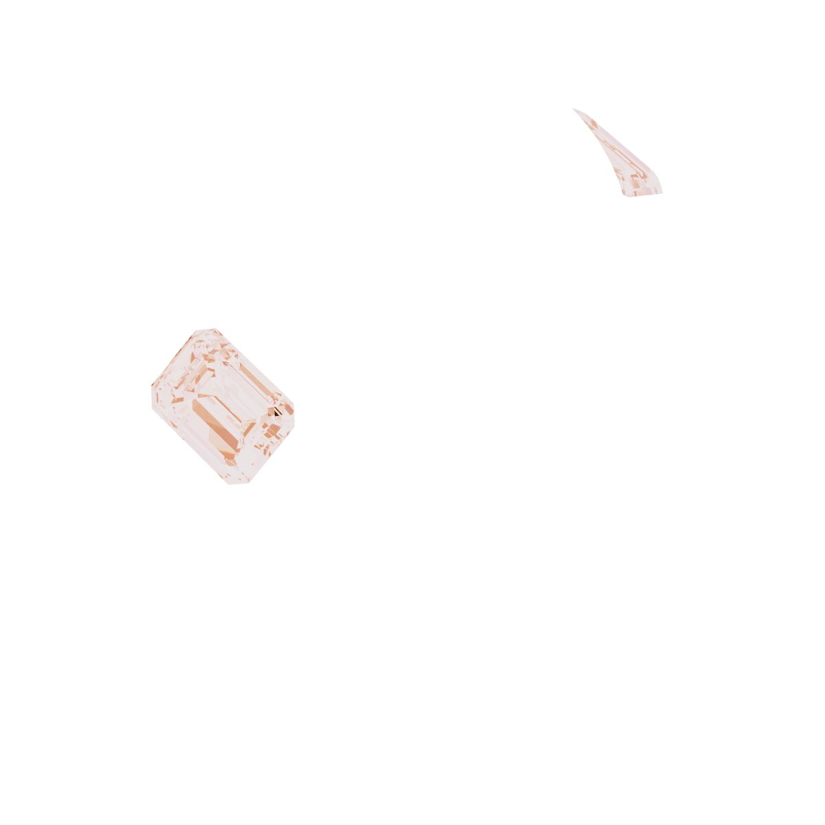 Bezel-Set Three-Stone Engagement Ring
