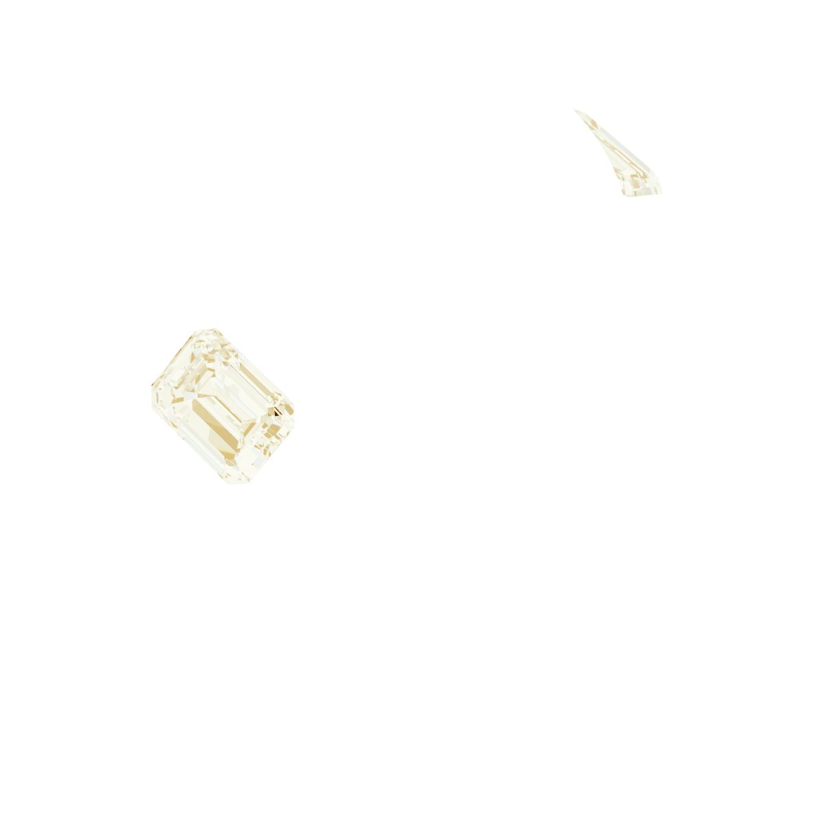 Bezel-Set Three-Stone Engagement Ring