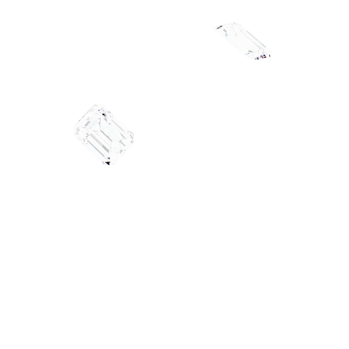 Bezel-Set Three-Stone Engagement Ring