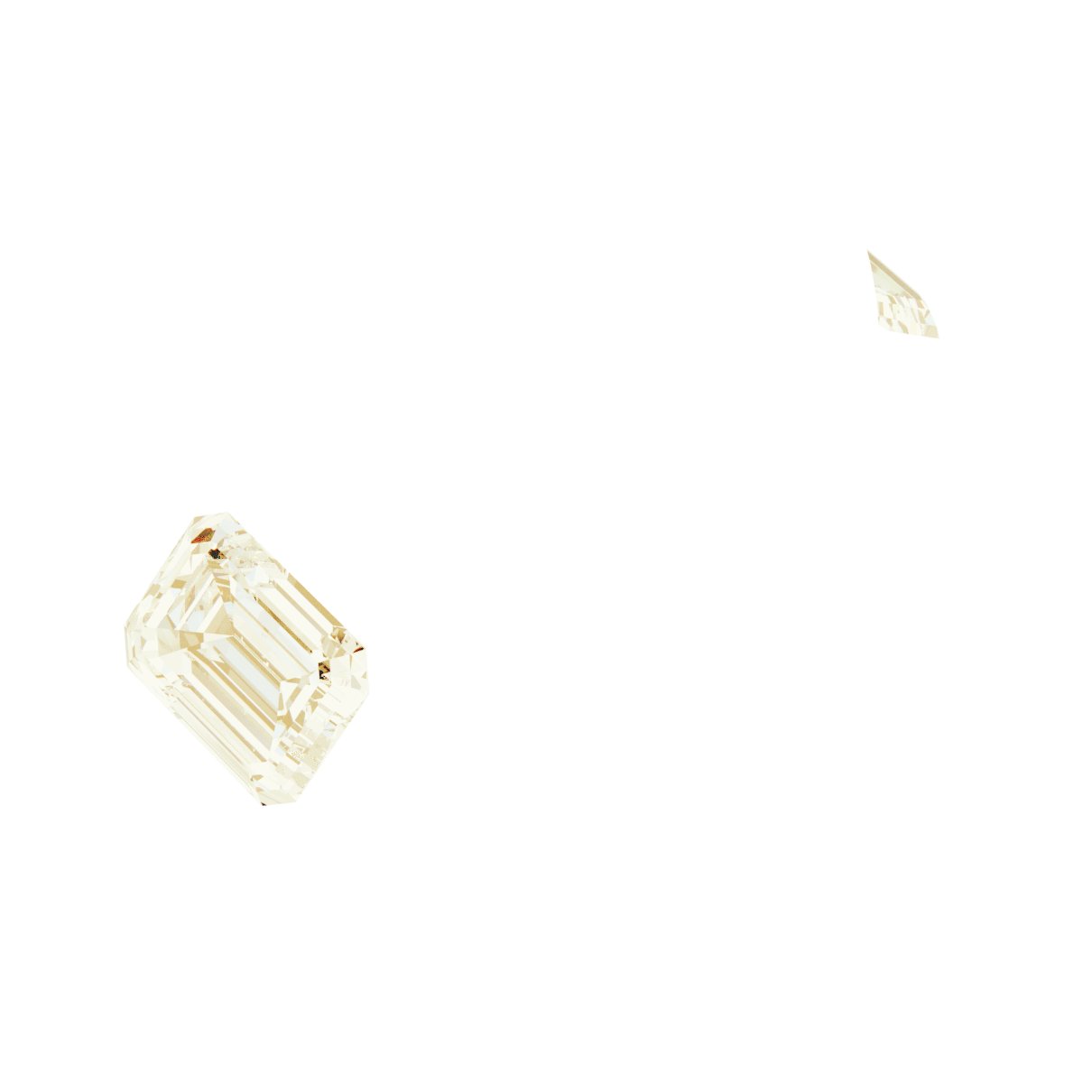 Bezel-Set Three-Stone Engagement Ring