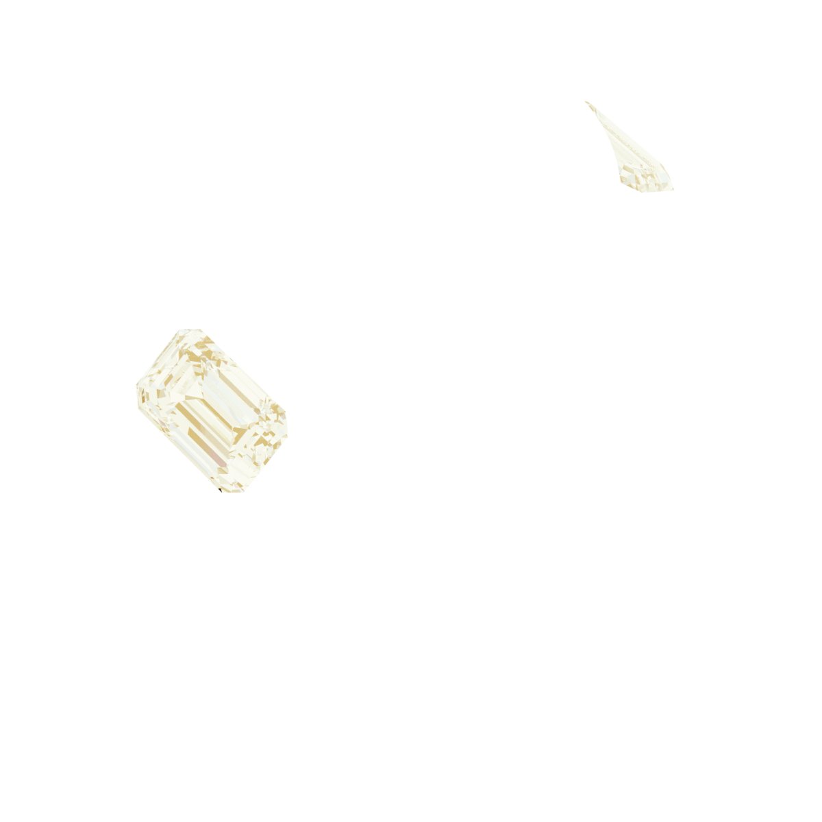 Bezel-Set Three-Stone Engagement Ring