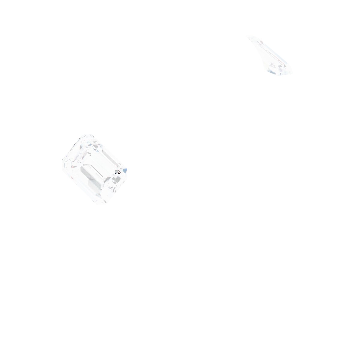 Bezel-Set Three-Stone Engagement Ring
