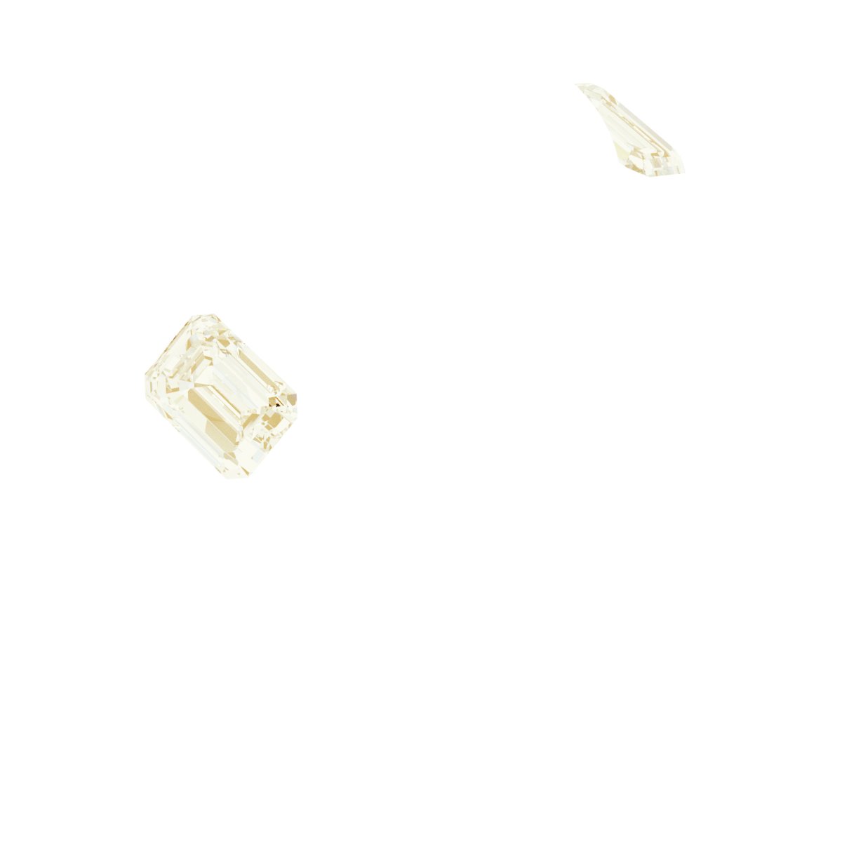 Bezel-Set Three-Stone Engagement Ring