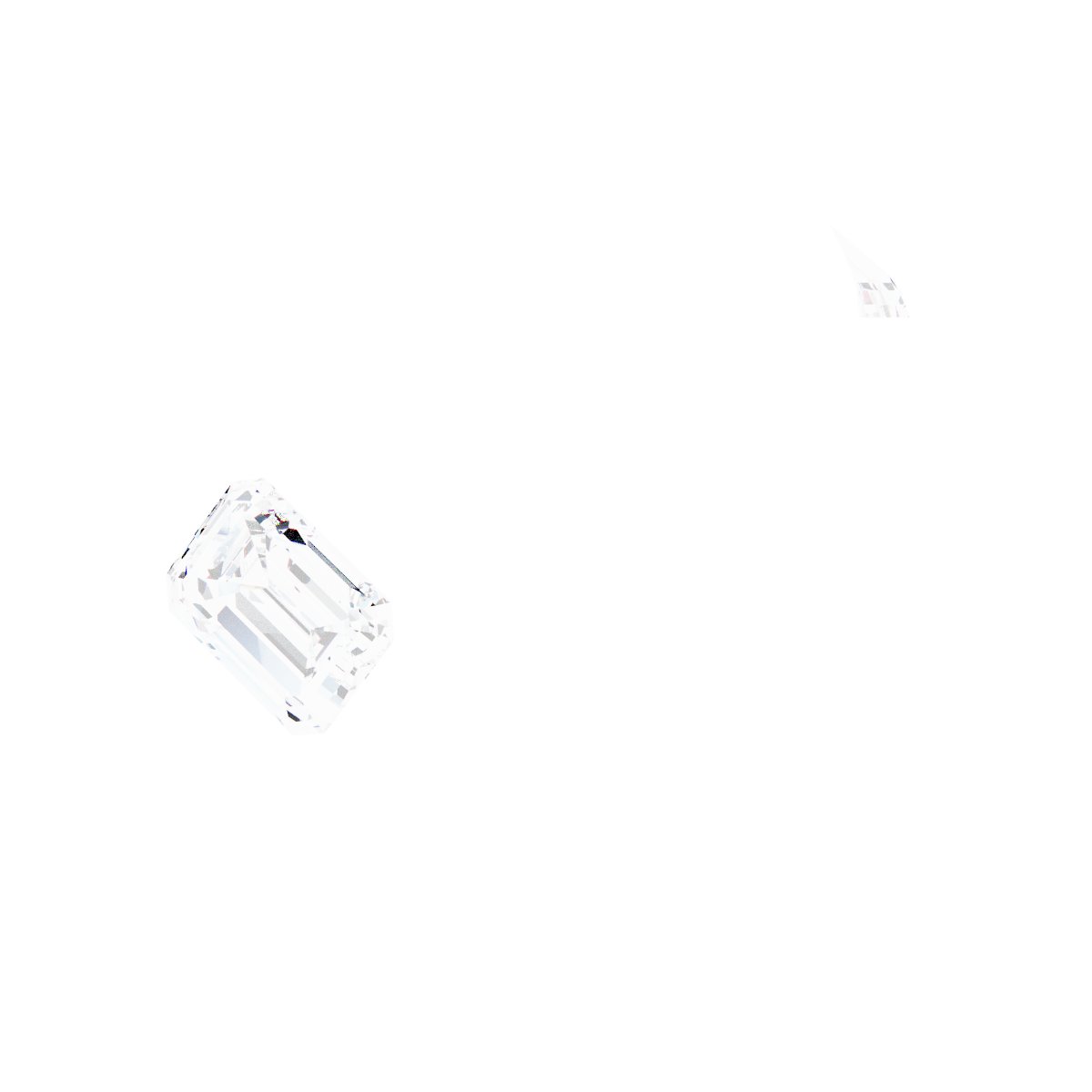 Bezel-Set Three-Stone Engagement Ring