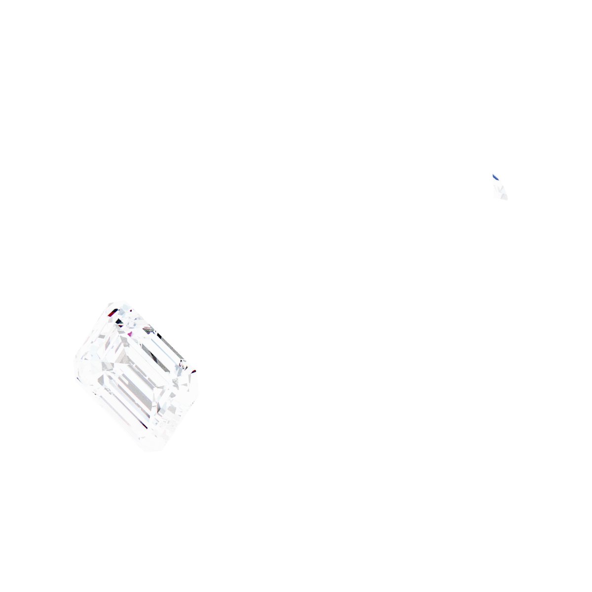 Bezel-Set Three-Stone Engagement Ring