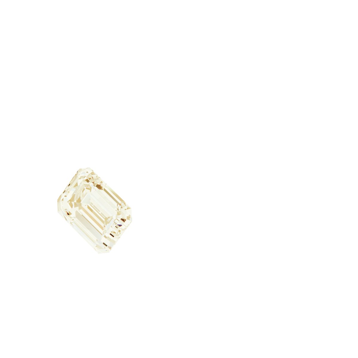 Bezel-Set Three-Stone Engagement Ring