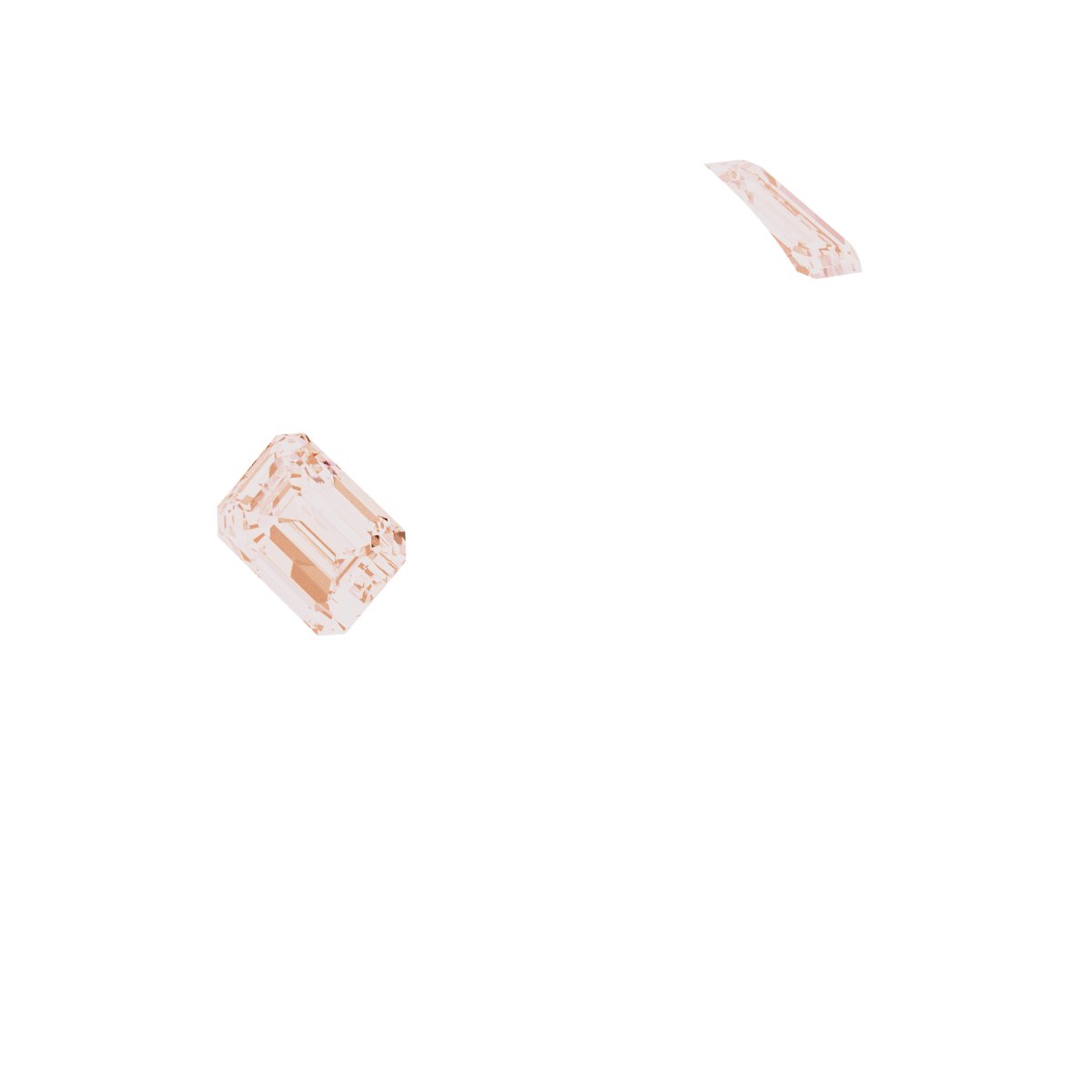 Bezel-Set Three-Stone Engagement Ring