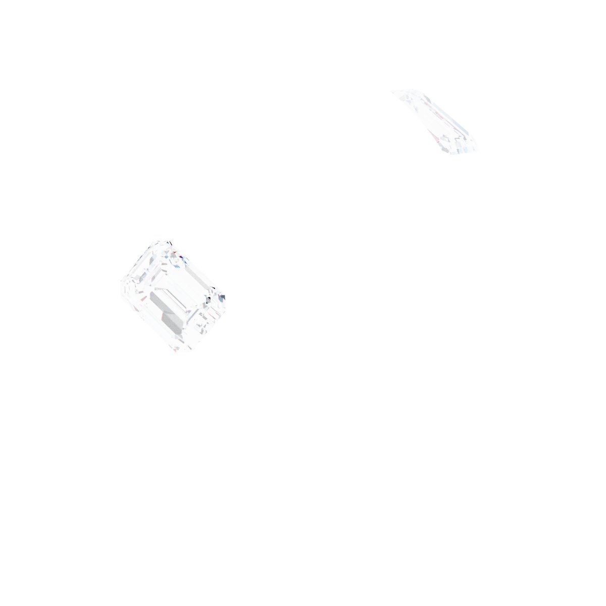 Bezel-Set Three-Stone Engagement Ring