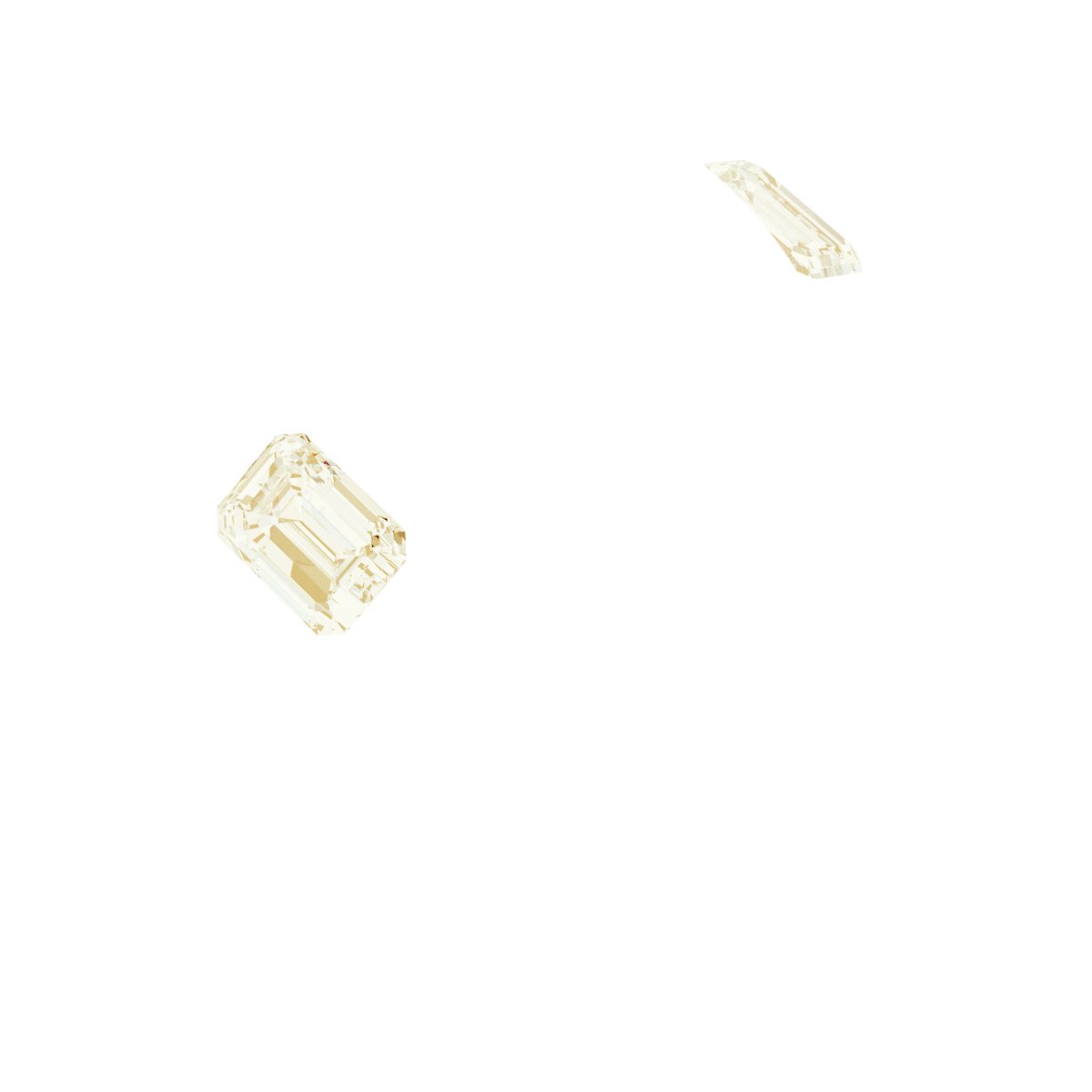 Bezel-Set Three-Stone Engagement Ring