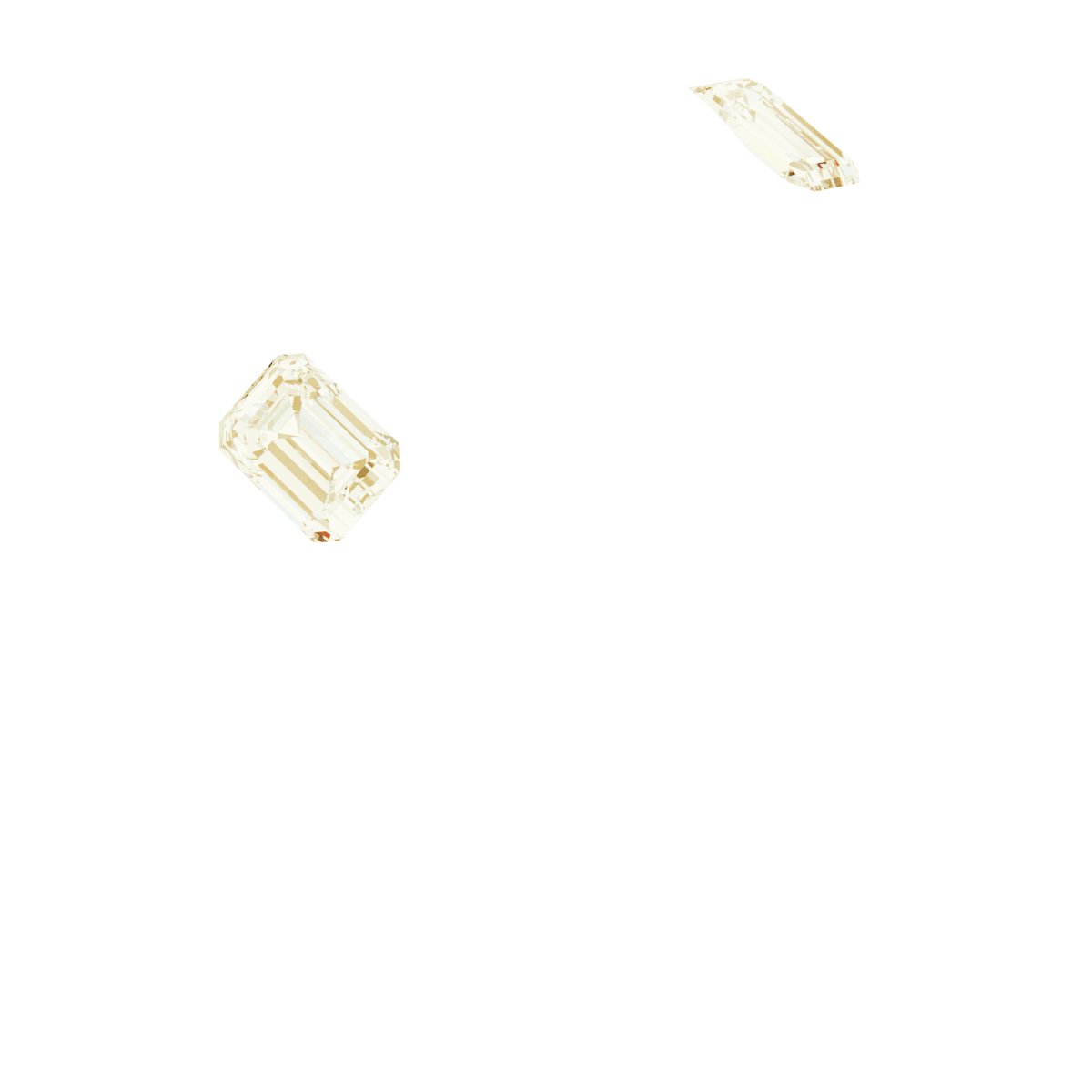 Bezel-Set Three-Stone Engagement Ring