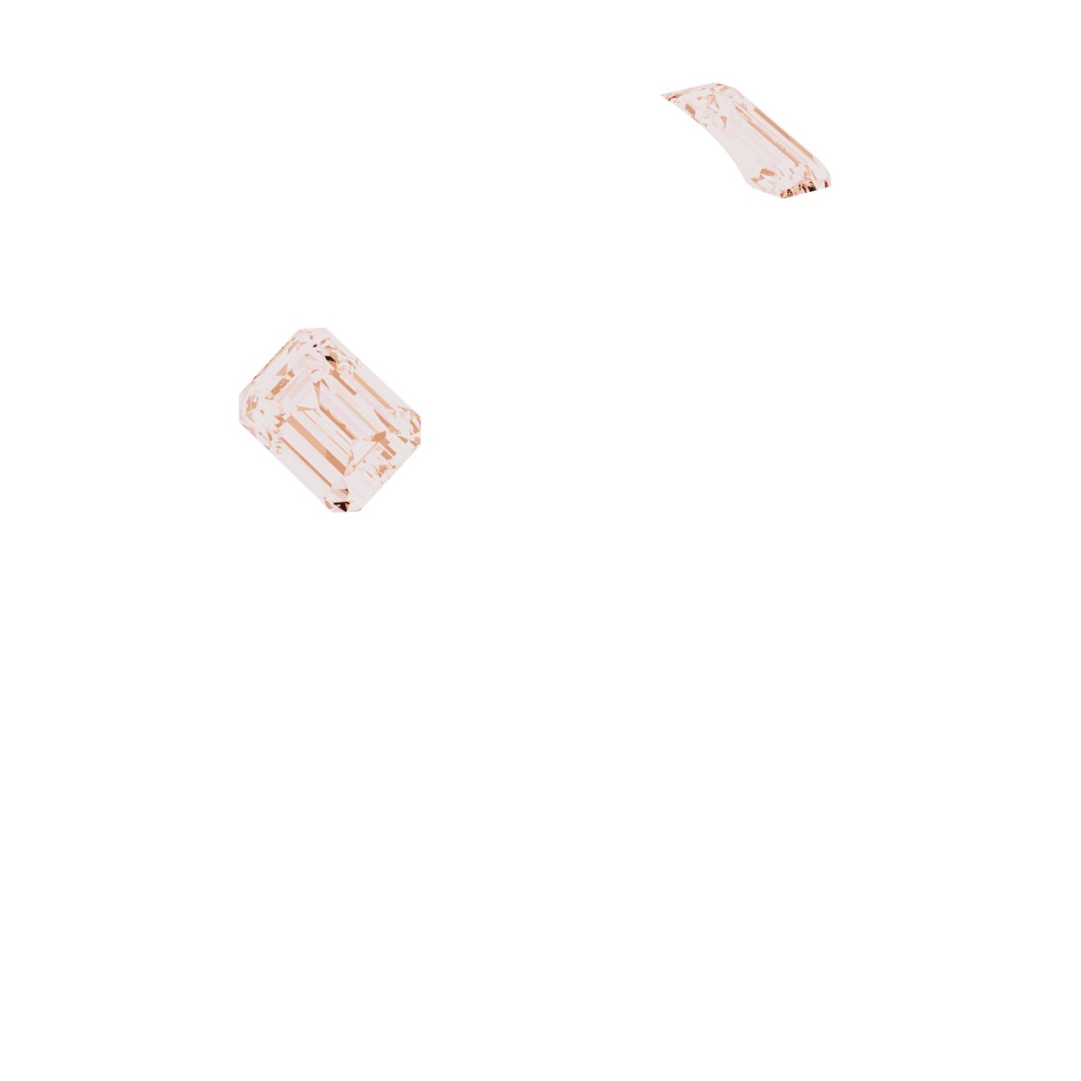 Bezel-Set Three-Stone Engagement Ring