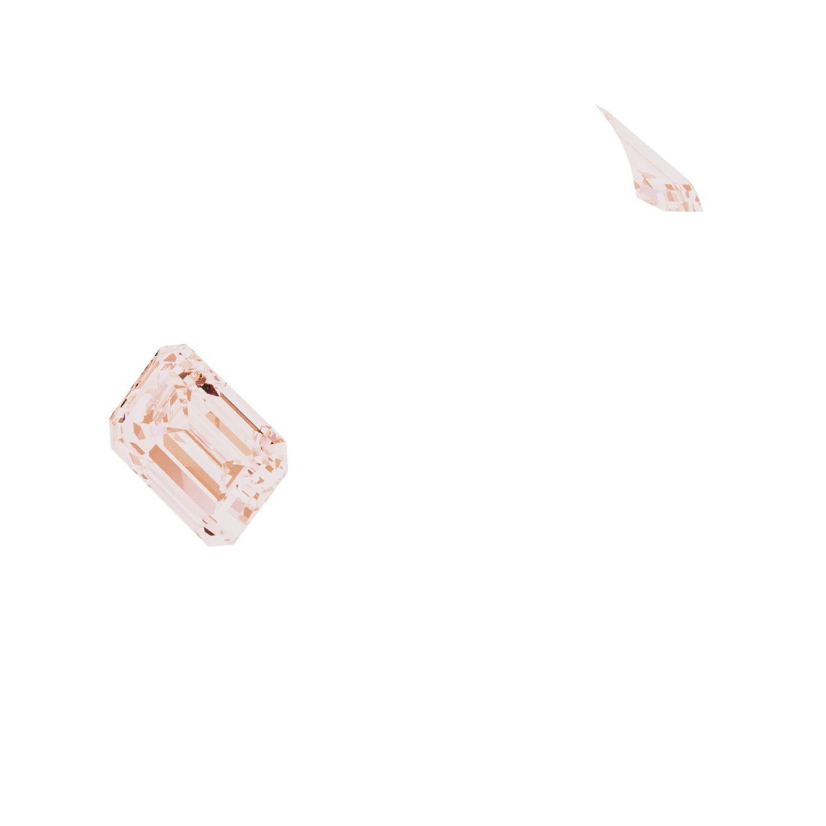 Bezel-Set Three-Stone Engagement Ring