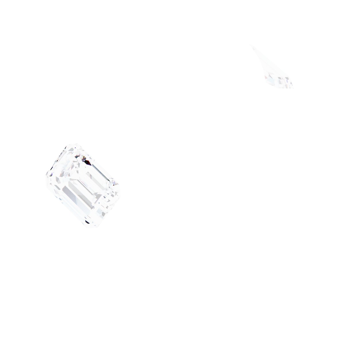 Bezel-Set Three-Stone Engagement Ring