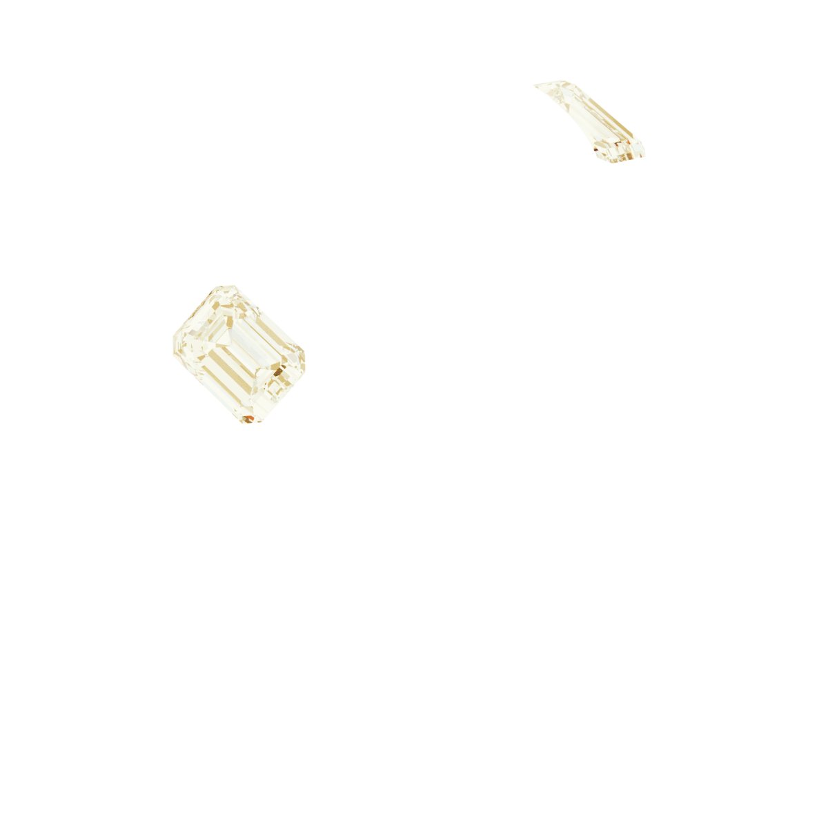 Bezel-Set Three-Stone Engagement Ring
