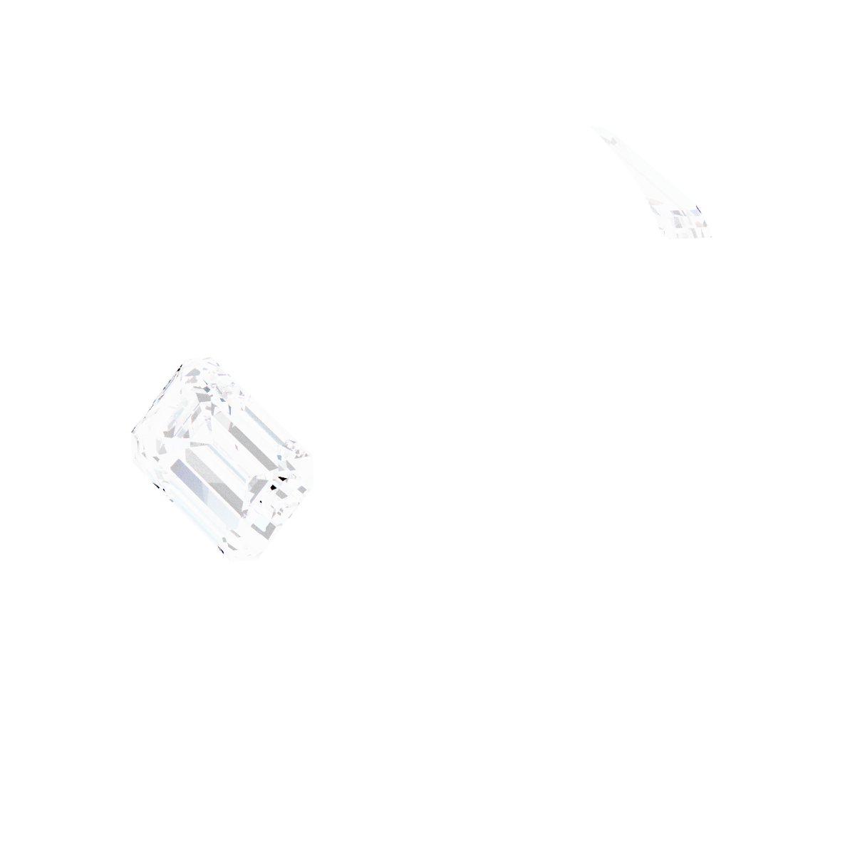 Bezel-Set Three-Stone Engagement Ring