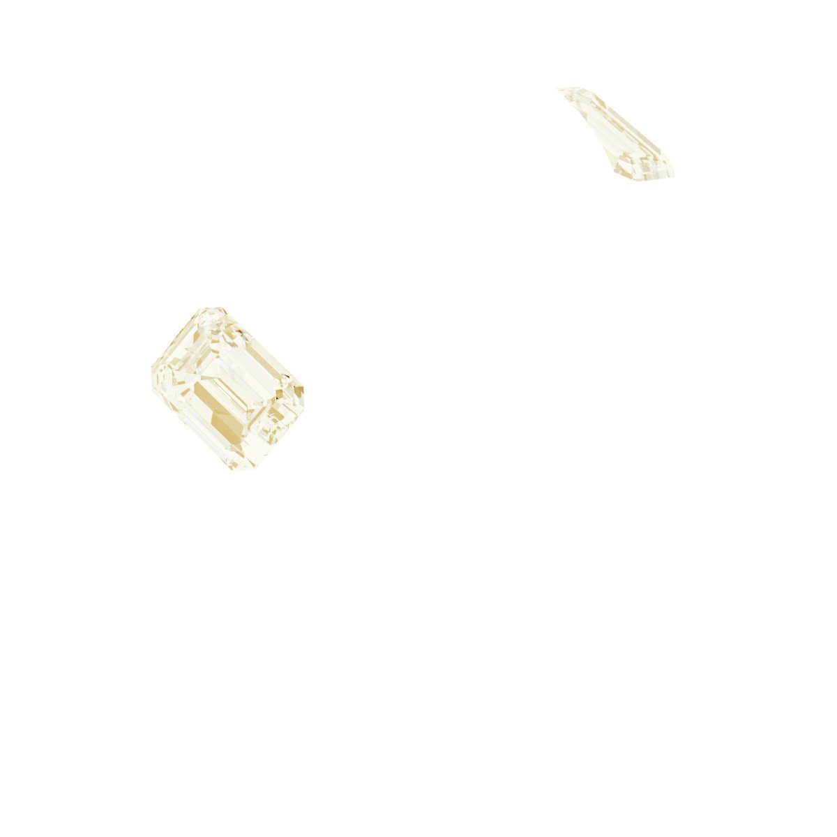 Bezel-Set Three-Stone Engagement Ring