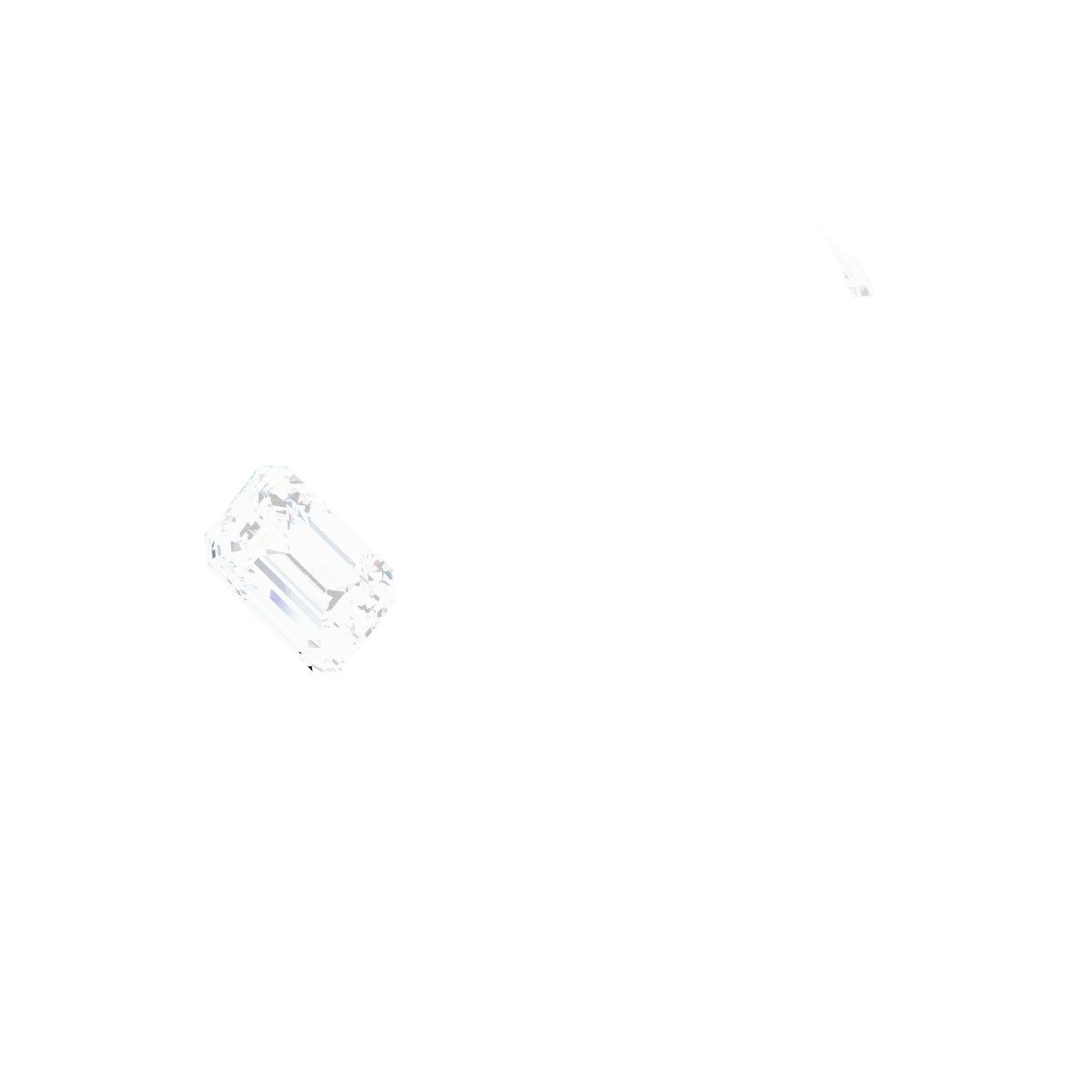 Bezel-Set Three-Stone Engagement Ring