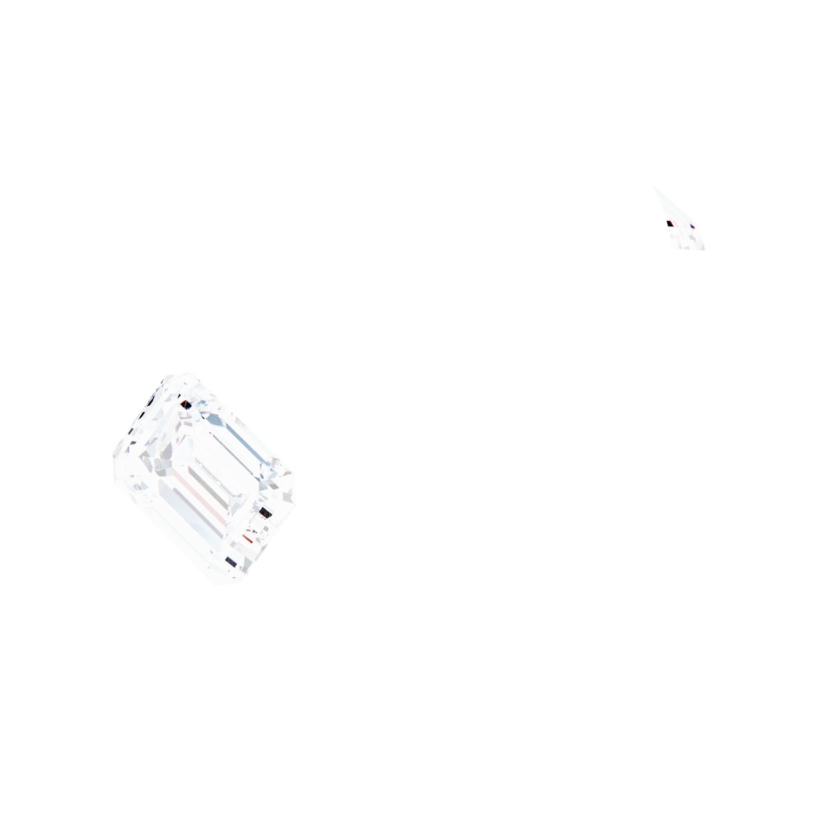 Bezel-Set Three-Stone Engagement Ring