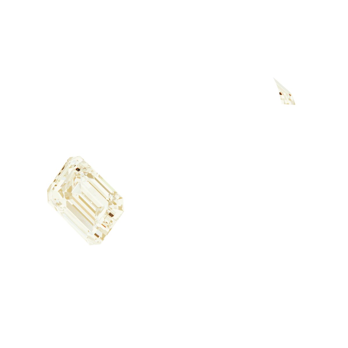 Bezel-Set Three-Stone Engagement Ring