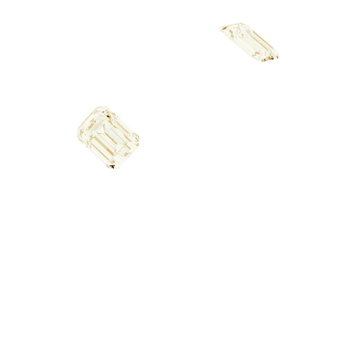 Bezel-Set Three-Stone Engagement Ring