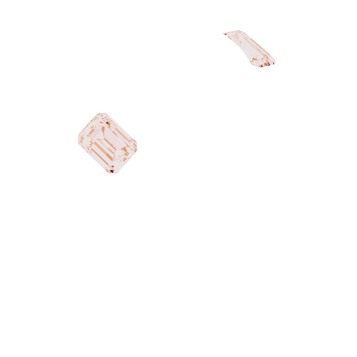 Bezel-Set Three-Stone Engagement Ring