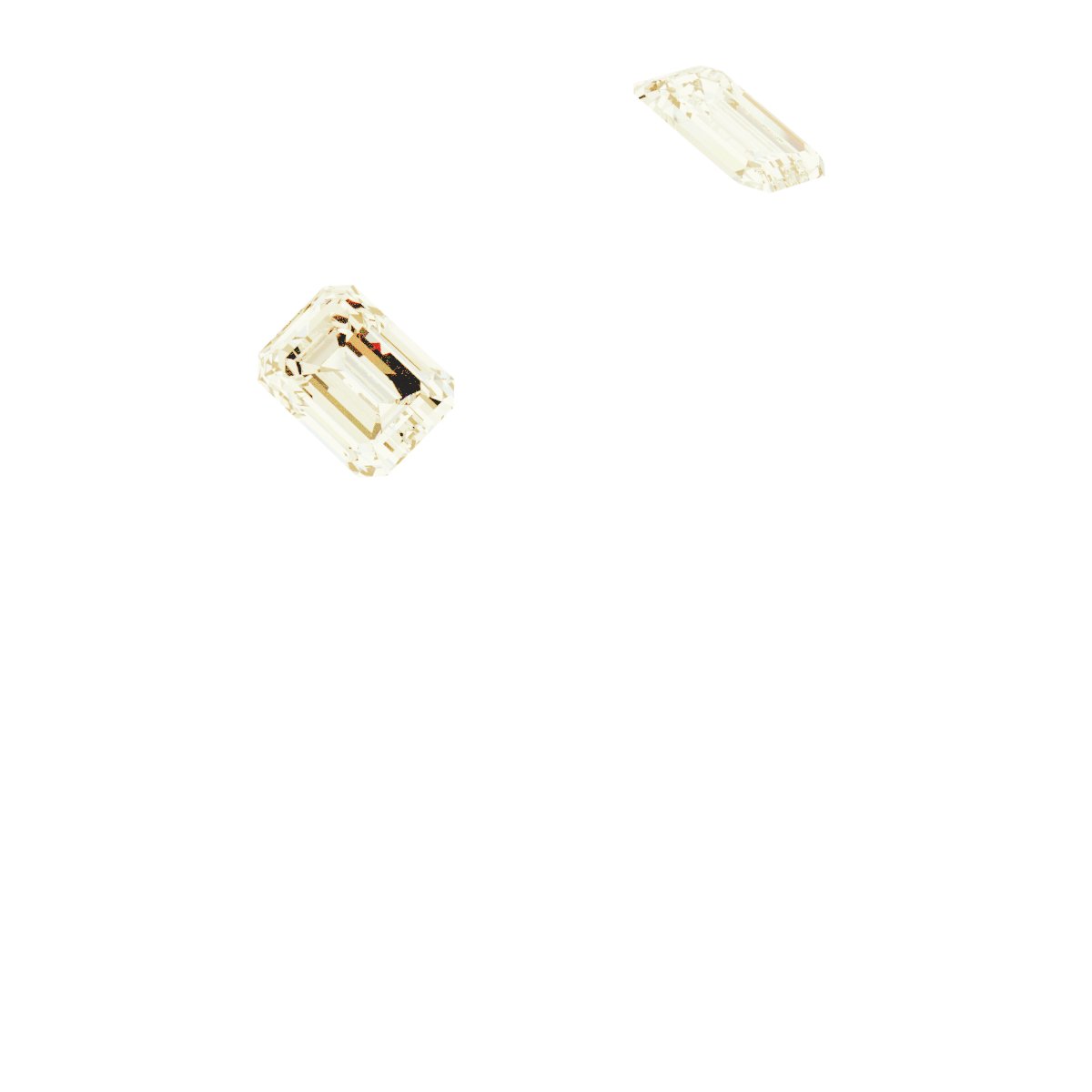 Bezel-Set Three-Stone Engagement Ring