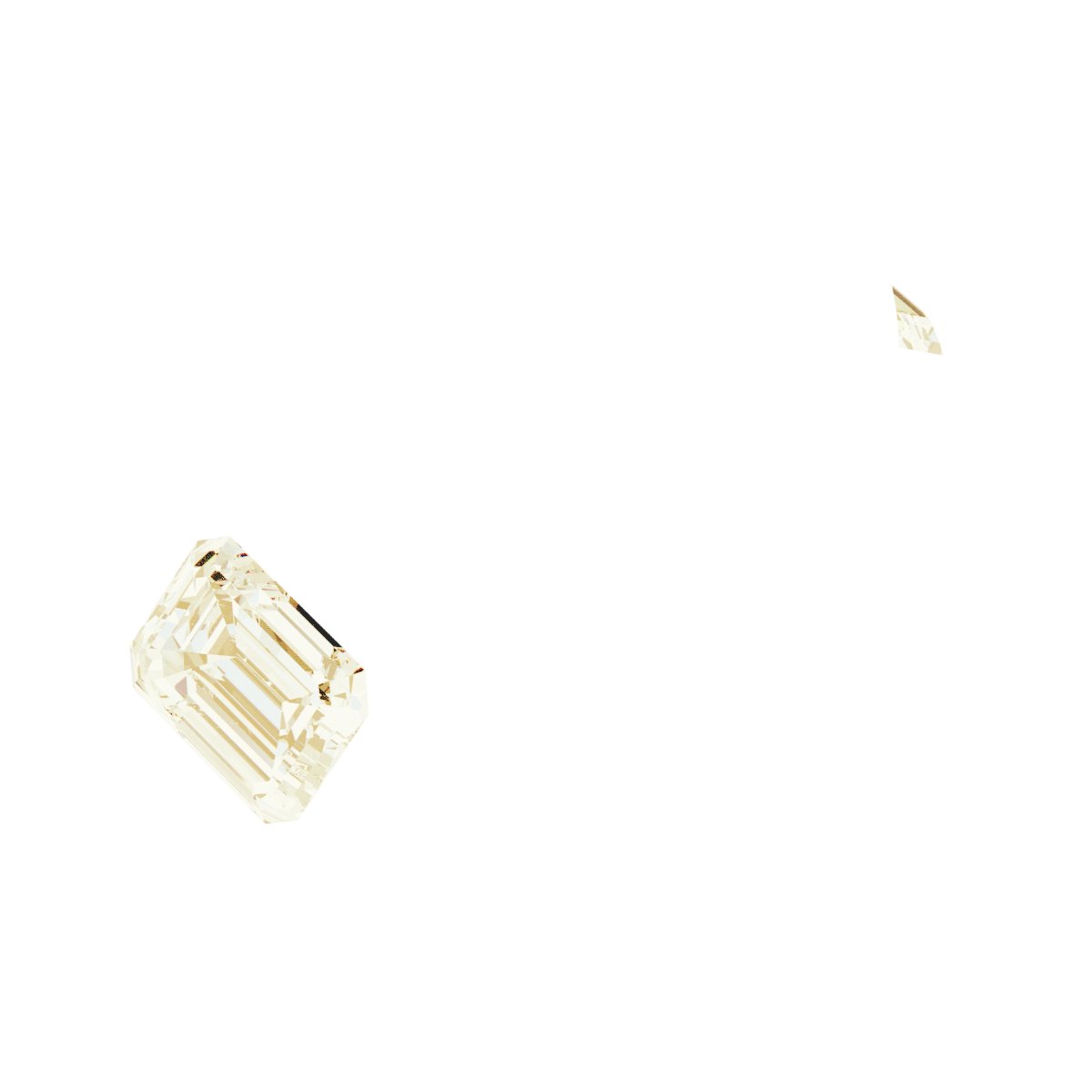 Bezel-Set Three-Stone Engagement Ring