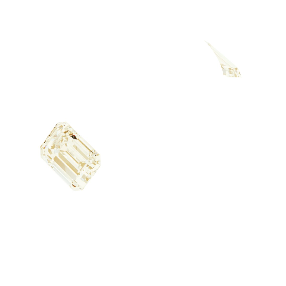 Bezel-Set Three-Stone Engagement Ring