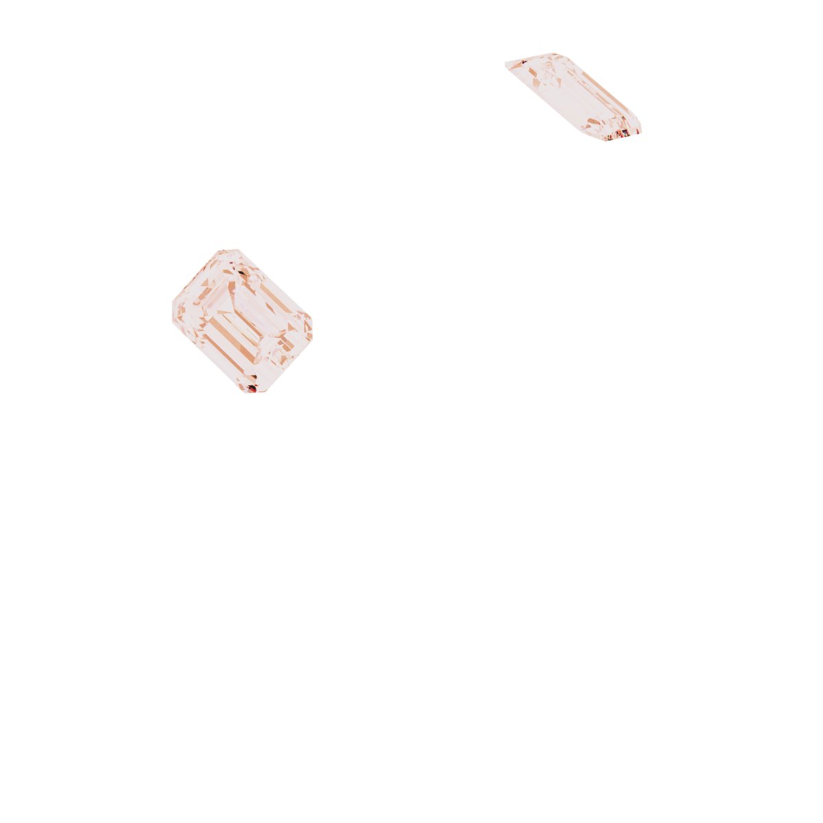 Bezel-Set Three-Stone Engagement Ring