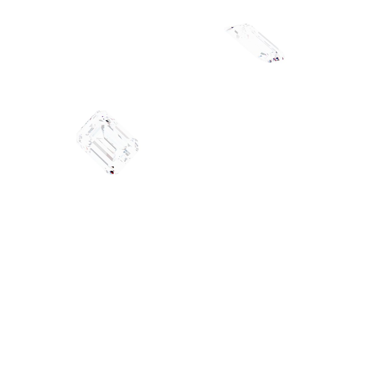 Bezel-Set Three-Stone Engagement Ring