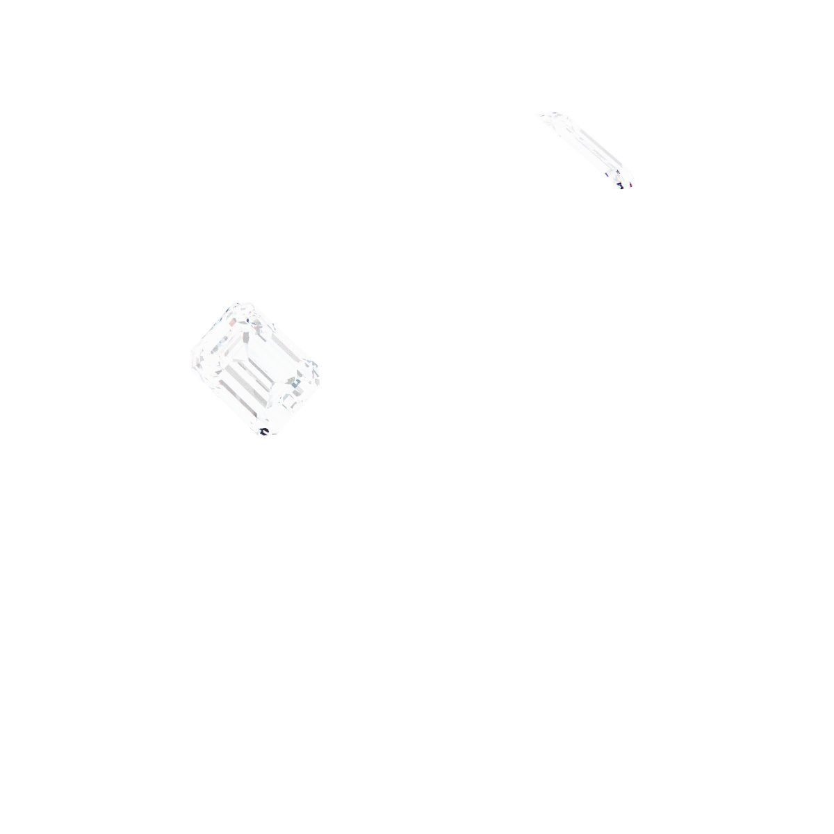 Bezel-Set Three-Stone Engagement Ring