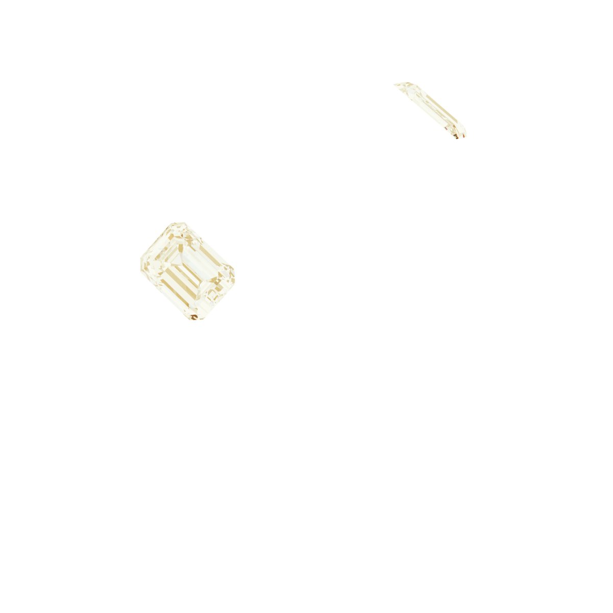 Bezel-Set Three-Stone Engagement Ring