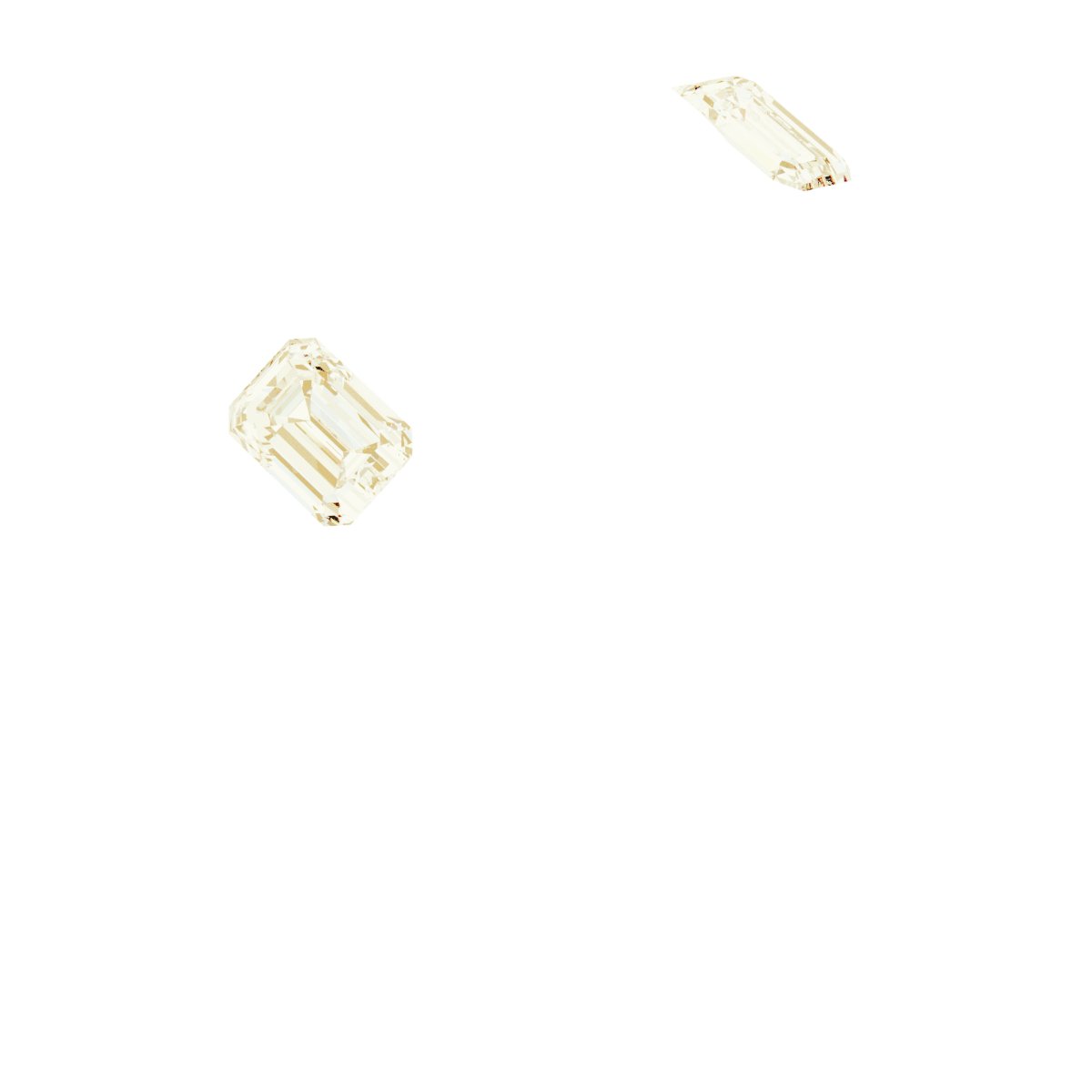 Bezel-Set Three-Stone Engagement Ring