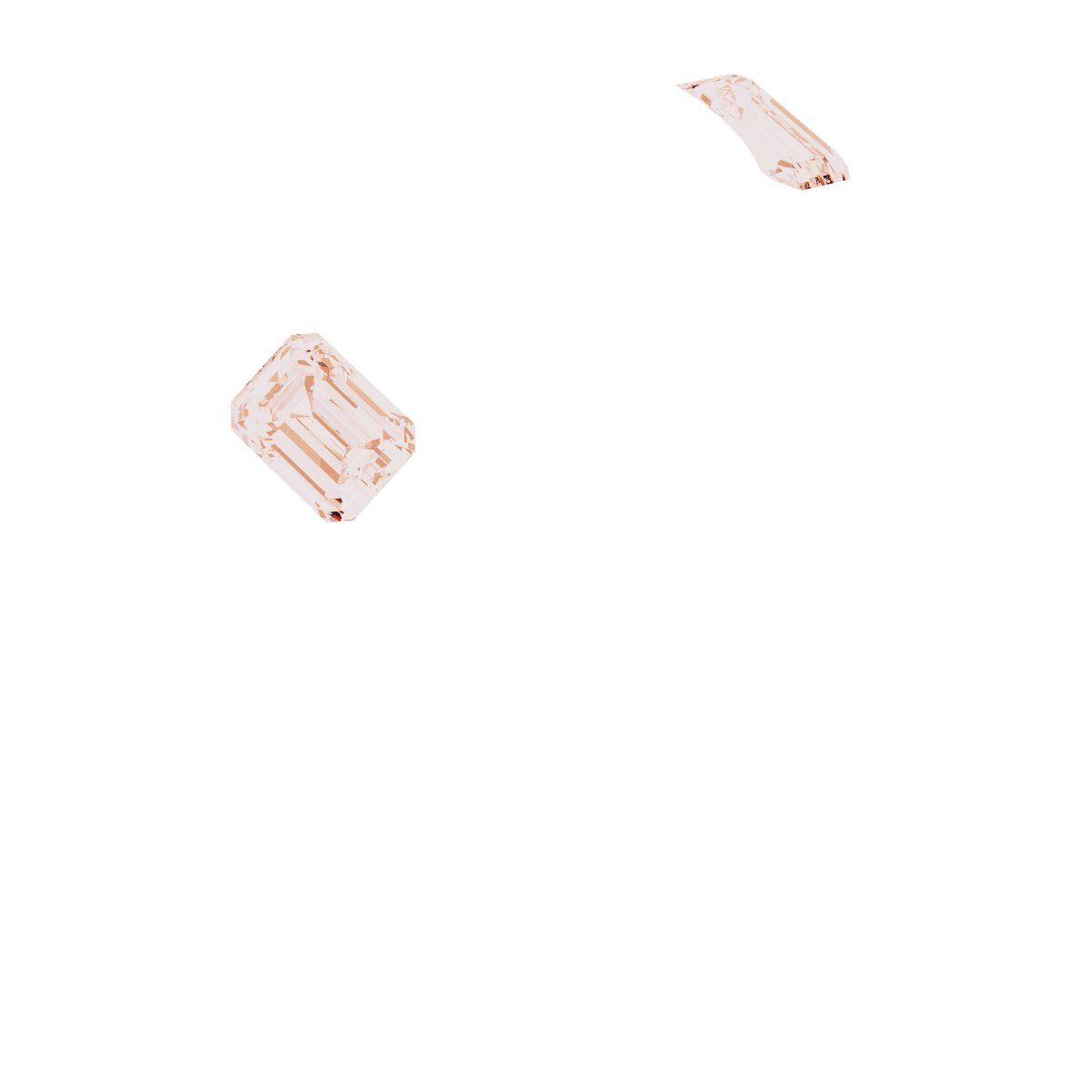 Bezel-Set Three-Stone Engagement Ring