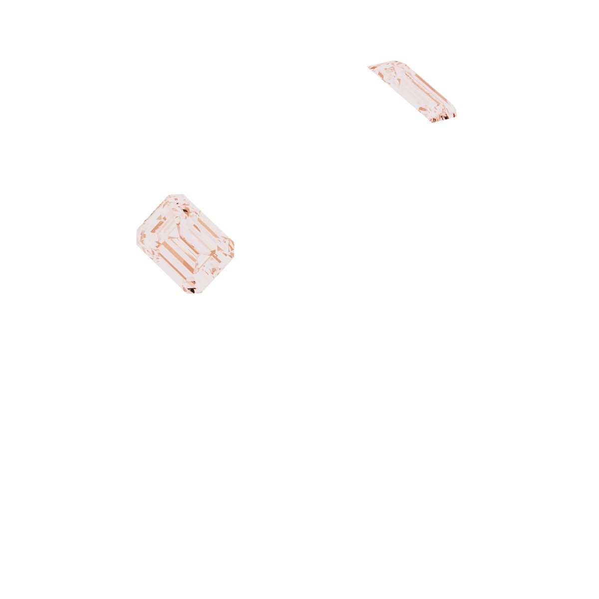 Bezel-Set Three-Stone Engagement Ring