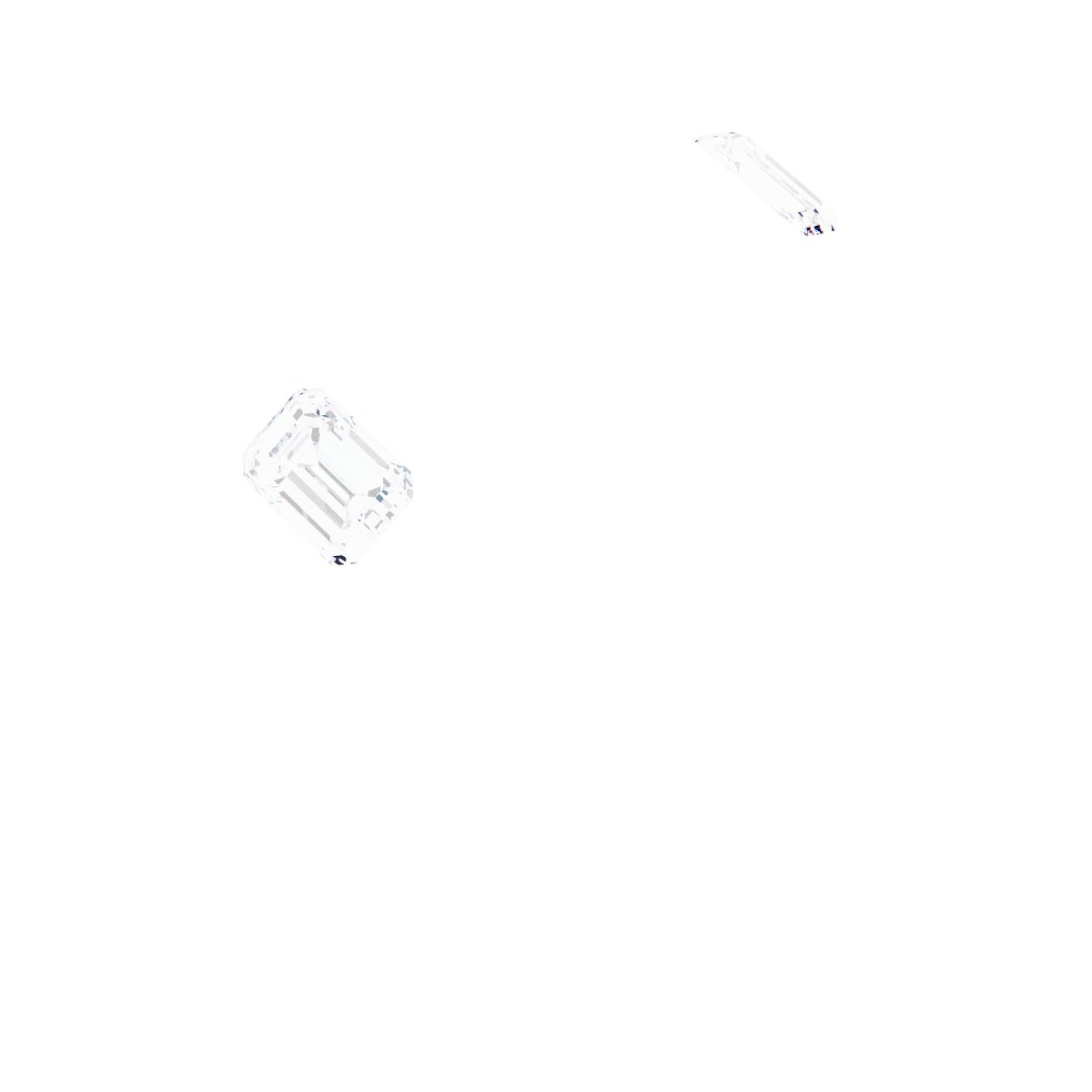 Bezel-Set Three-Stone Engagement Ring